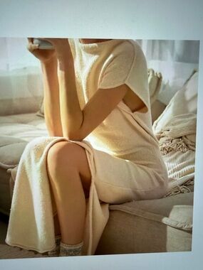 Anthropologie 🤍 column sweater dress